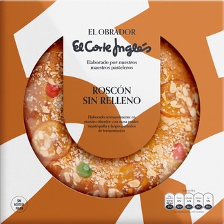 EL OBRADOR EL CORTE INGLES roscón de Reyes clásico estuche 250 g