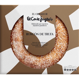 EL OBRADOR EL CORTE INGLES roscón de Reyes relleno de trufa pieza 850 g