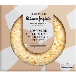 EL OBRADOR EL CORTE INGLES Dreikönigskuchen gefüllt mit Dulce de Leche und weißer Schokolade Einheit 950 g