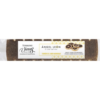 VICENS Angel León ganache nougat, Moroccan lemon caramel and almond praline with biscuit tablet 300 g