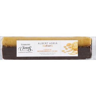 VICENS Albert Adriá Natura Turrón aus Marzipan und Mandarinen-Yuzu-Pâté Tafel 300 g