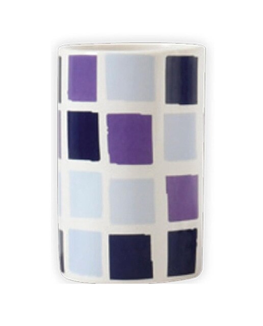 Vaso mosaico azul