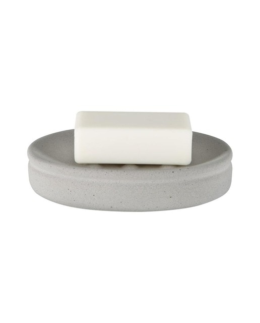 Jabonera Spirella Cement de cerámica gris