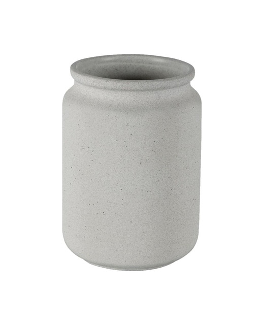 Portacepillos de dientes Spirella Cement de cerámica gris