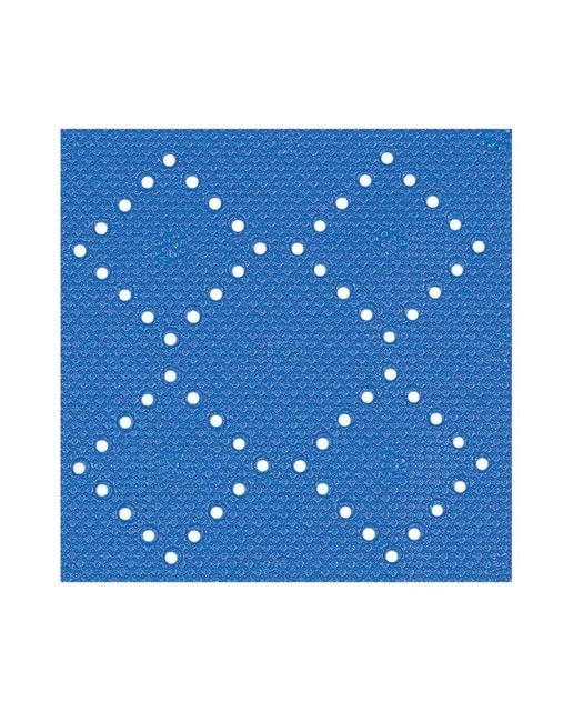 Alfombrilla de ducha Spirella colección Alaska PVC azul