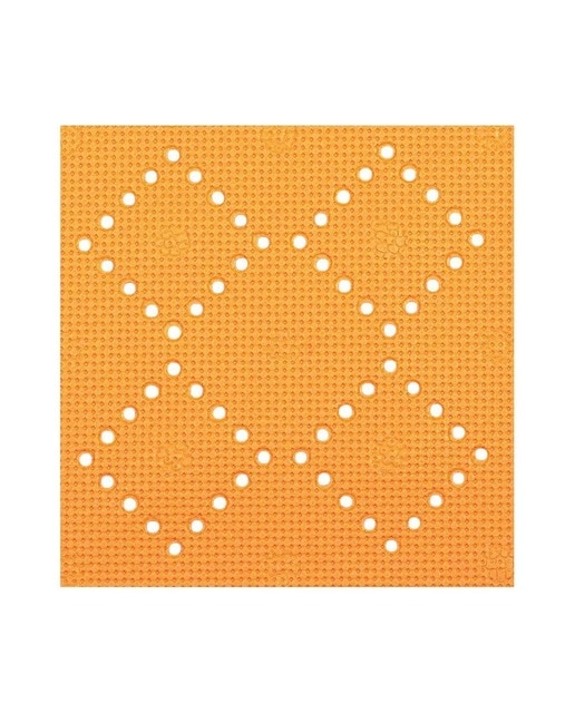 Alfombrilla de ducha Spirella colección Alaska PVC naranja