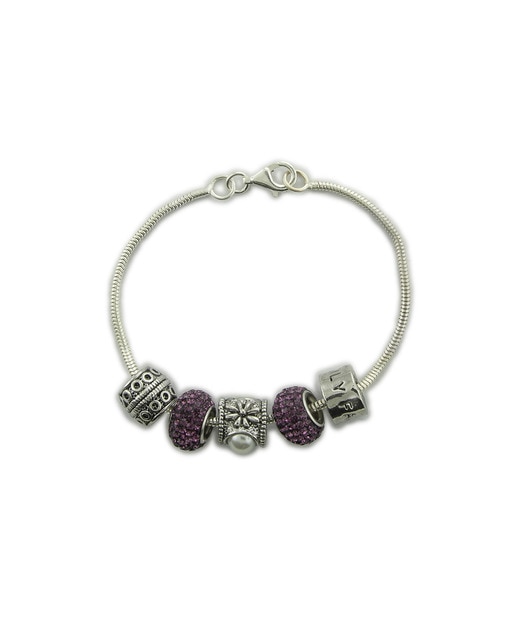 Pulsera Perla Abalorios