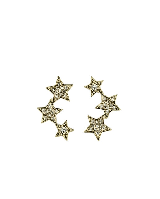 Trio Estrellas Zirconium Gold