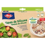 tapa de silicona set 2 tamaños 15 cm - 20 cm caja 2 unidades