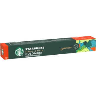 Starbucks Café Colombia para Nespresso Intensidade 7 embalagem 10 cápsulas