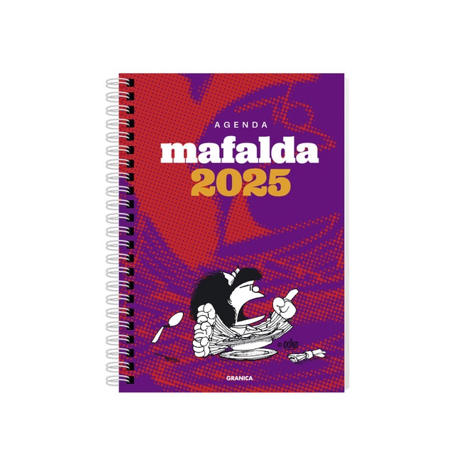 Mafalda 2025, Agenda Para La Mujer Anillada violeta-roja