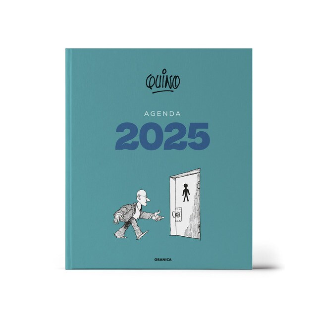 Quino 2025 Agenda Encuadernada Turquesa