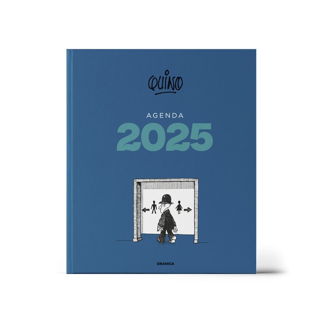 Quino 2025 Agenda Encuadernada Azul