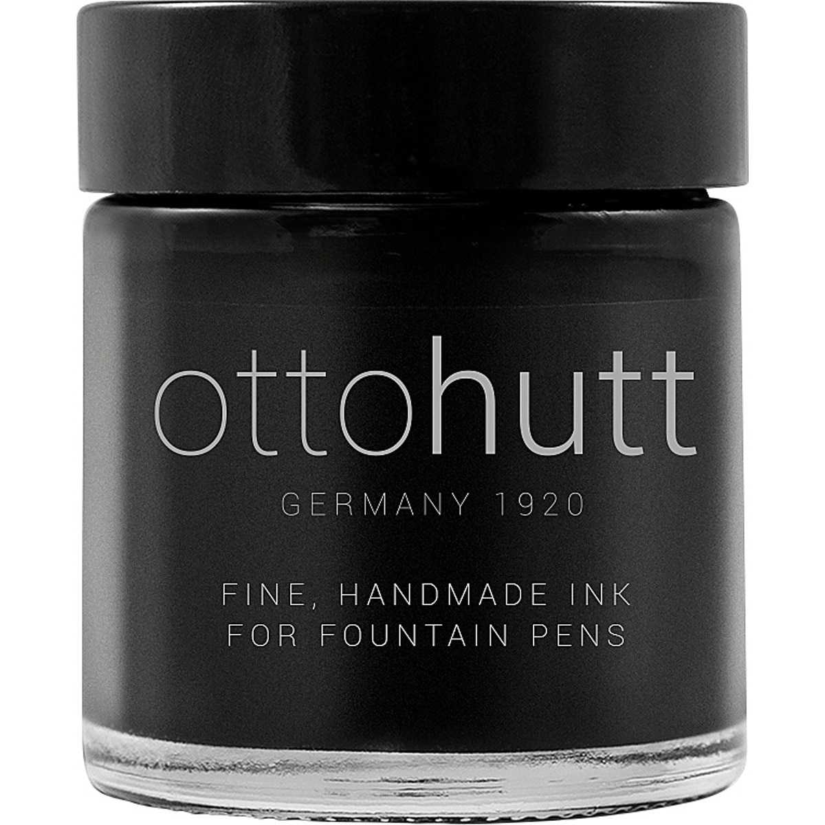 Tintero 30 ml artesanal permanente para documentos Otto Hutt azul.