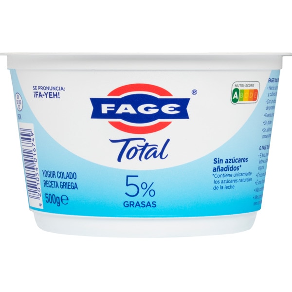 Iogurte Grego 5% Gordura embalagem 500 g
