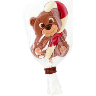 Belfine Chupa de Chocolate Urso com Bengala embalagem 25 g