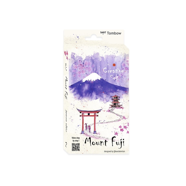 Set Japan Monte Fuji Tombow multicolor.