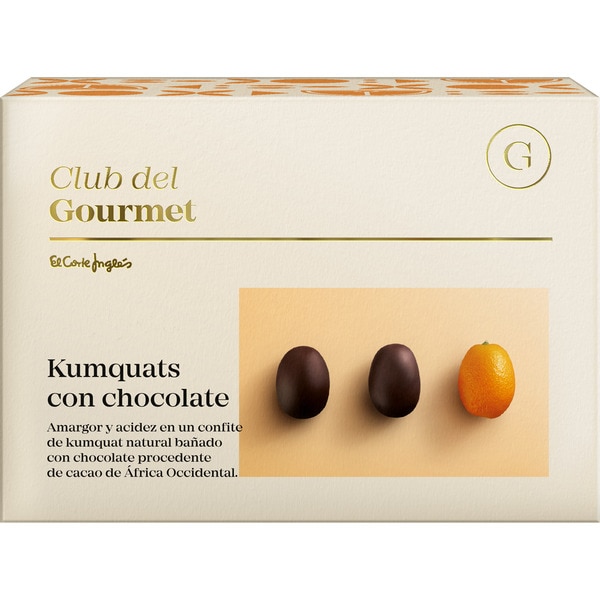 kumquats dipped in 70% chocolate case 150 g