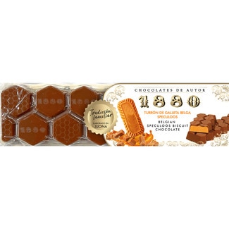 1880 Belgischer Spekulatius-Keks-Turrón Tafel 200 g