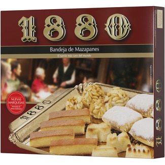 1880 Schale Marzipansüßigkeiten Karton 295 g