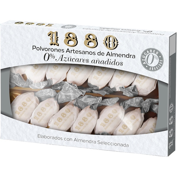 Artisan almond crumble cakes with no added sugar. case 280 g