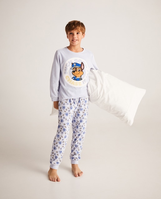 Pijama largo de niño con estampado Paw Patrol