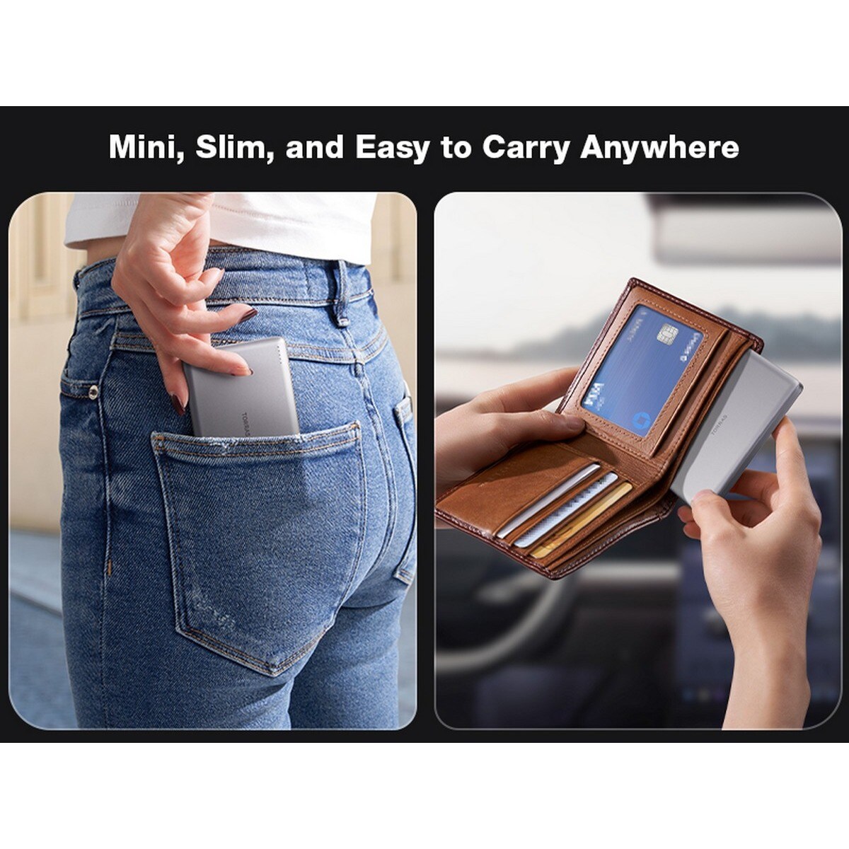Powerbank MiniMag Ultimate Slim Wireless 5000MAH - Dark Grey 8