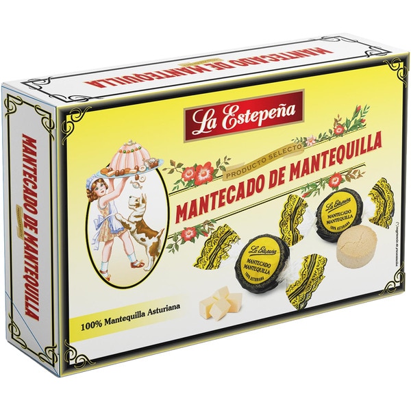 Asturischer Butter-Mantecado Schmalzgebäck Karton 300 g