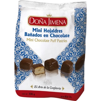 DOÑA JIMENA Mini-Blätterteiggebäck mit Schokoladenüberzug Tasche 350 g