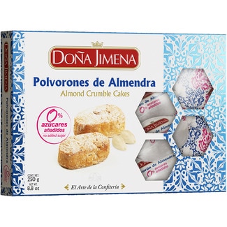 DOÑA JIMENA Mandel-Polvorones 0% Zuckerzusatz Karton 250 g