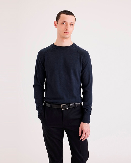 Dockers - Jersey de hombre de cuello redondo.