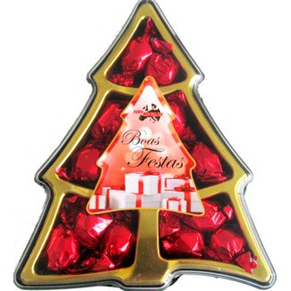 Eurochocolate Bombons Sortidos Árvore de Natal embalagem 170 g