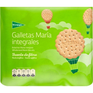 El Corte Inglés Bolachas Maria Integrais 4X200g embalagem 800 g
