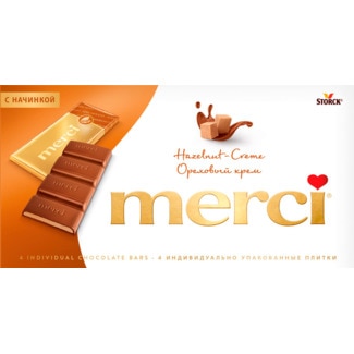 Merci Chocolate Nougat tablete 112 g