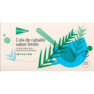 El Corte Inglés Chá de Cavalinha sabor Limão 20 unidades embalagem 30 g
