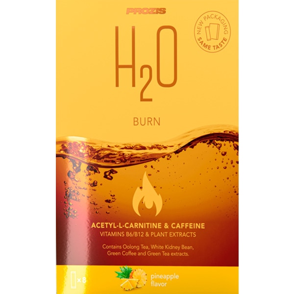 Bebida Instantânea H2O Burn Ananás 8 unidades embalagem 72 g
