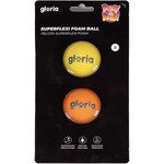 Superflexi Foam Play and Run ball dog toy 2-pack 4.50 cm container 1 each