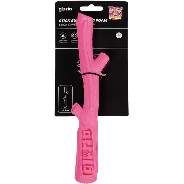 juguete para perros stick Super Flexi Play & Run color rosa 27,50 cm 1 unidad