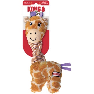 KONG Knots Twists giraffe with rope soft dog toy 1 each