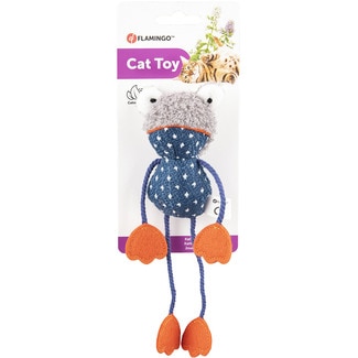 FLAMINGO Floera frog dog toy 1 each