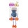 FLAMINGO Floera frog dog toy 1 each