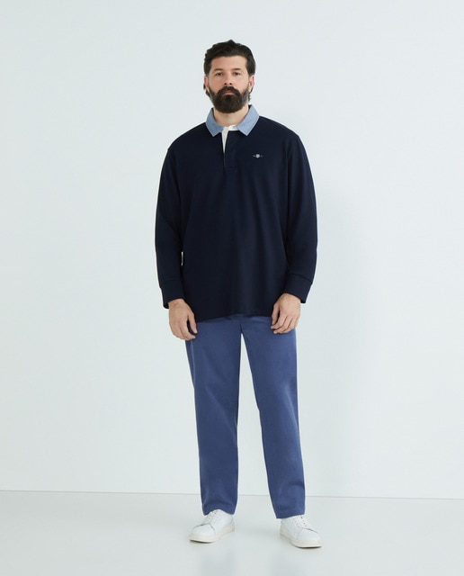 Pantalón de hombre corte slim chinos