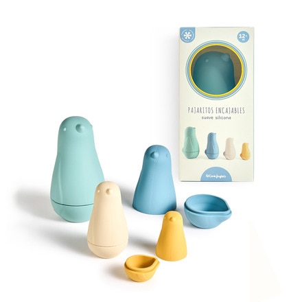 Pajaritos encajables de silicona