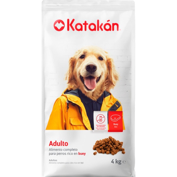 Alimento Seco para Cão Adulto Buey embalagem 4 kg