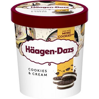 Helado de crema con cookies tarrina 460 ml - Haagen-dazs