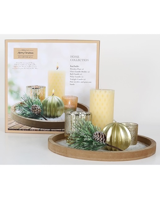 Vela set 6 cristal mdf