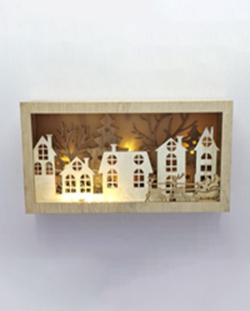 Decoración pared mdf led