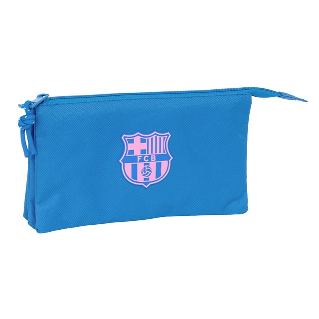 Portatodo triple F.C. Barcelona indigo.