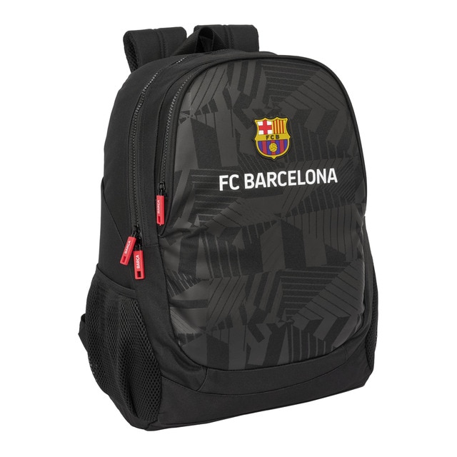 Mochila adaptable a carro F.C. Barcelona negro.
