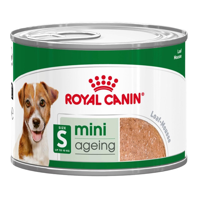 Royal Canin – Comida húmeda para perros adultos y sénior minis Royal Canin Ageing +8 paté 195 g.